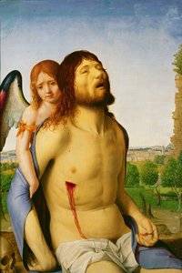 Le Christ mort soutenu par un ange